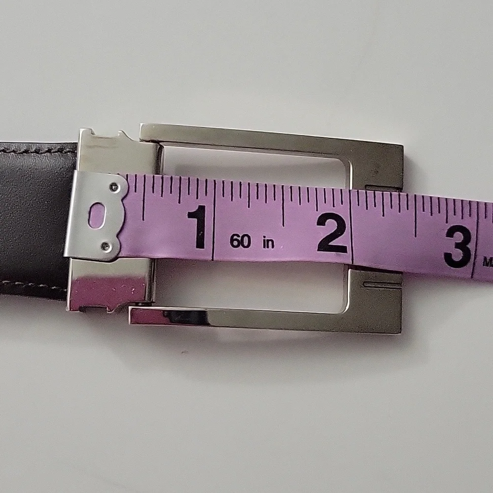 S. T. Dupont Paris Men's Leather Belt Reversible Black & Brown